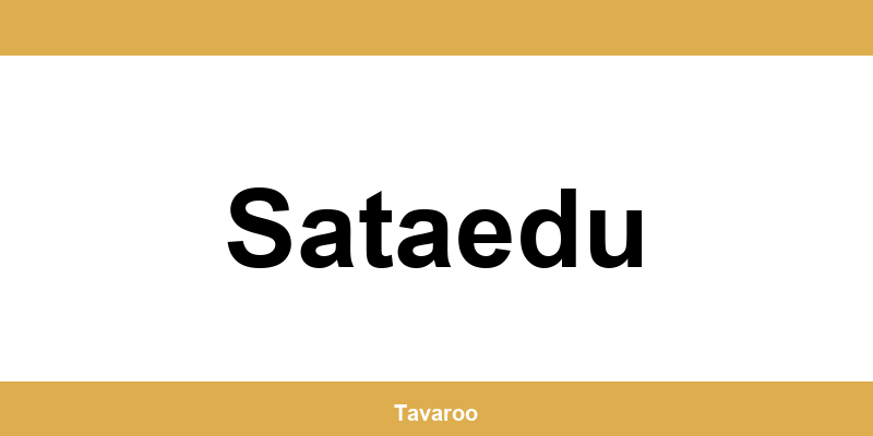 Posti toimipiste alueella Sataedu