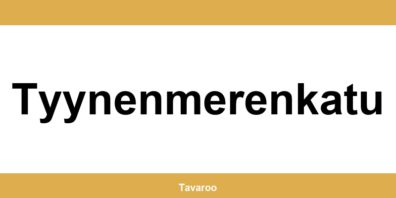 Posti toimipiste alueella Tyynenmerenkatu