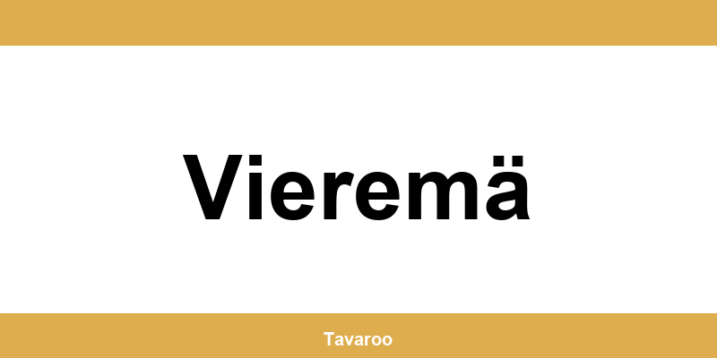 Posti toimipiste alueella Vieremä